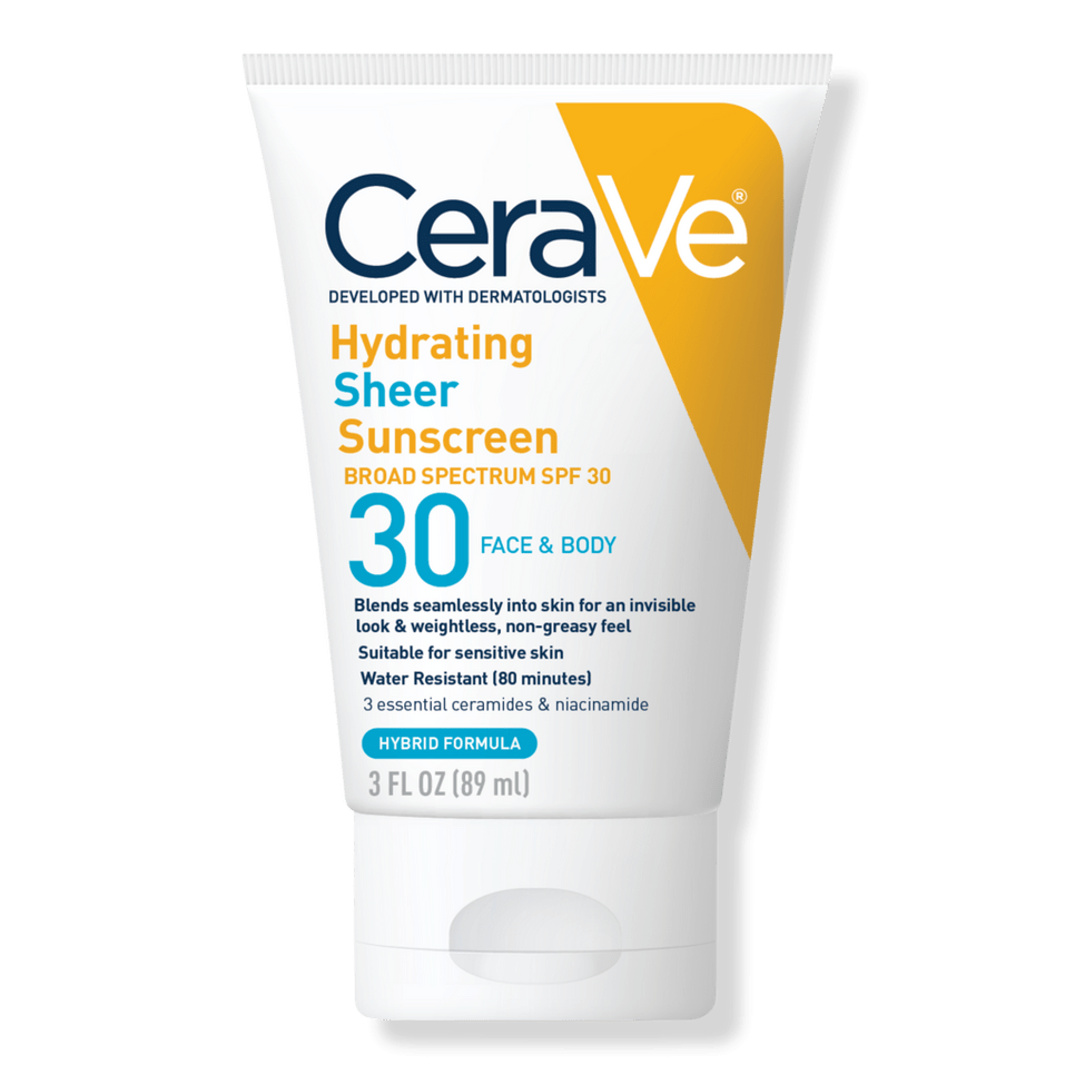 Cerave Hydrating Mineral Sunscreen SPF 30 for Face & Body | Seraphim Beauty